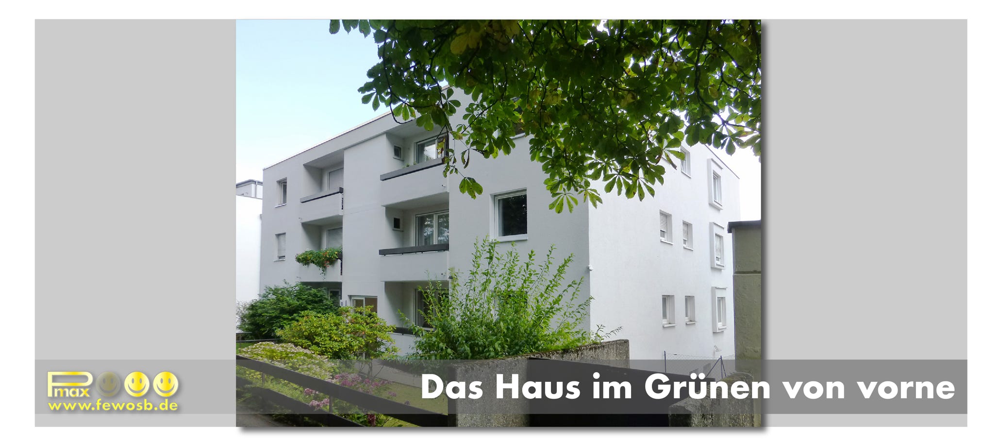 Das Haus liegt im Grünen in einer des besten Lagen von Saarbrücken. Die Ferienwohnung liegt auf der Rückseite, in Richtung Garten